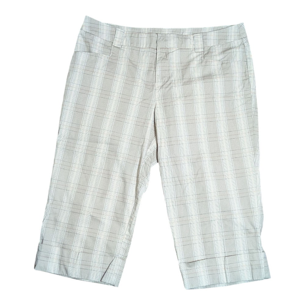 Venezia - Women's - Plaid - Tan - Capris - Size 18 Capris